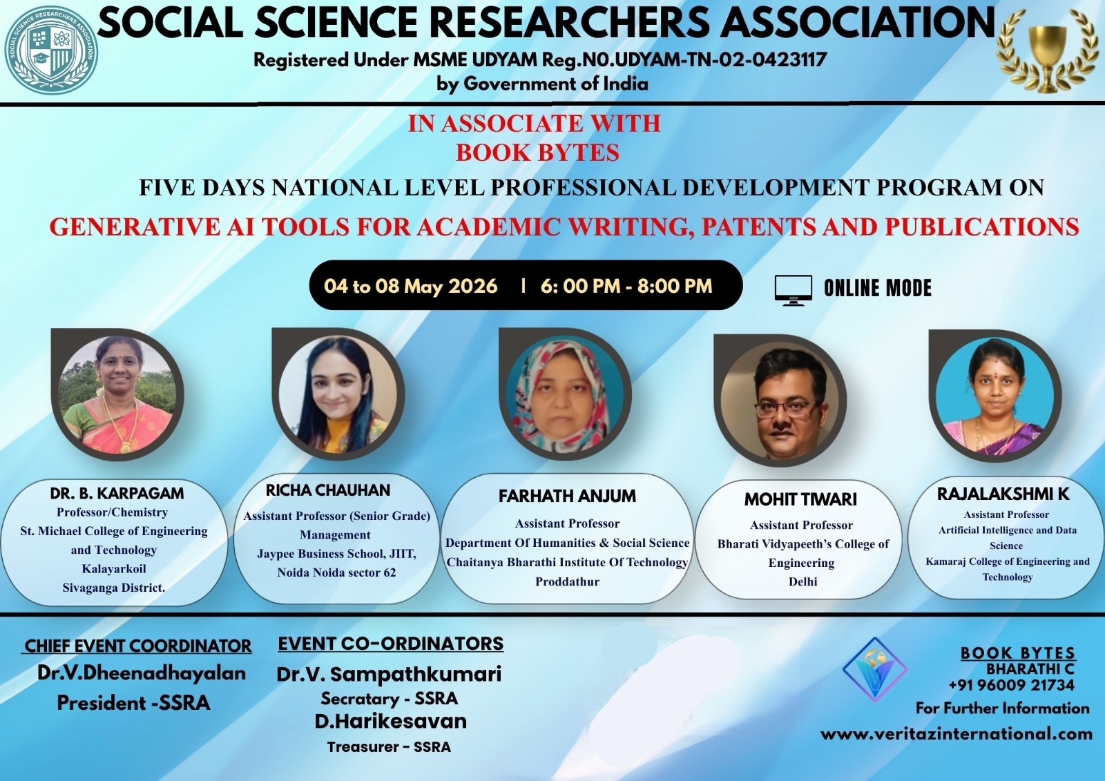 Five-day national FDP on generative AI tools